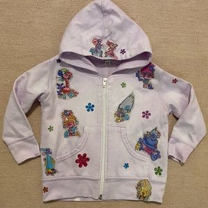 *RARE!* Tee-Hee Girls Trolls Appliqué Sweatshirt - Size 2